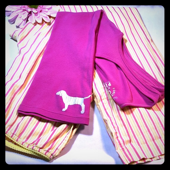 PINK Victoria's Secret Other - SALE! VS Pink Pajama Bundle: Pink Dog Tank & Pants